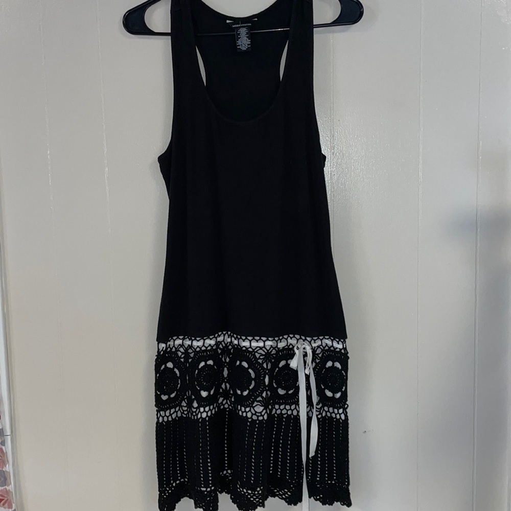 Moda International Tank Dress Sz L